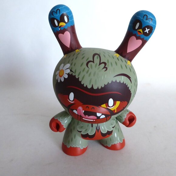 NEW 2009 8” KIDROBOT KRONK TREE HUGGER APE DUNNY DESIGNER ART VINYL FIGURE - Picture 4 of 15